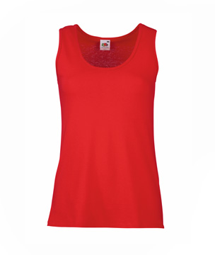 CANOTTA LADY-FIT (FRUIT OF THE LOOM ) rosso